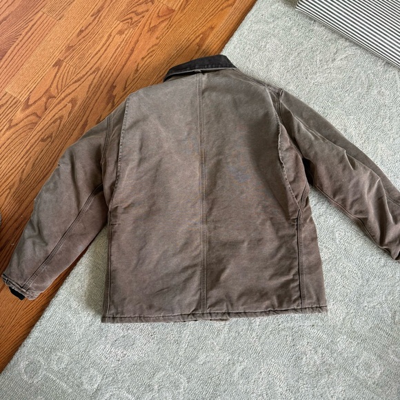 Carhartt VTG Sandstone Duck Arctic Quilted Barn Coat - Picture 6 of 8